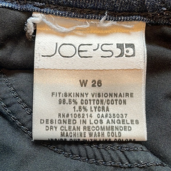 Joes Women’s 26 Skinny Visionnaire Jeans - Picture 3 of 5